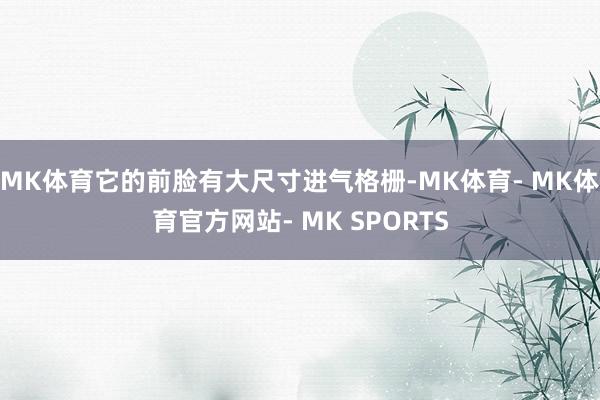 MK体育它的前脸有大尺寸进气格栅-MK体育- MK体育官方网站- MK SPORTS