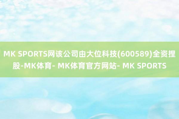 MK SPORTS网该公司由大位科技(600589)全资捏股-MK体育- MK体育官方网站- MK SPORTS